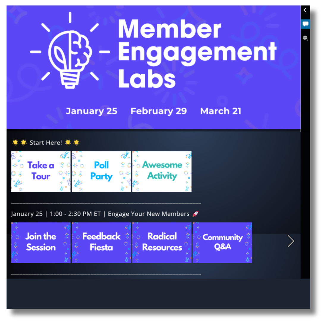 Member engagement labs